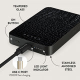 Burga Powerbank MagSafe 5000 mAh Reaper's Touch Metallgrå