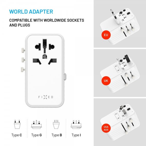 Fixed Reseladdare Voyager World Adapter 85W
