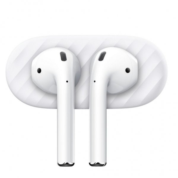 KeyBudz AirDockz Magnetisk hållare för Airpods Vit