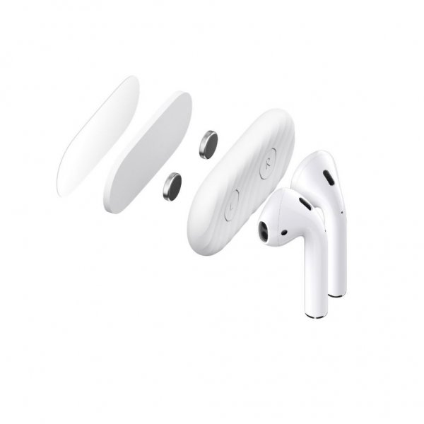 KeyBudz AirDockz Magnetisk hållare för Airpods Vit