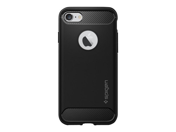 Spigen iPhone 7/8/SE Skal Rugged Armor Matte Black