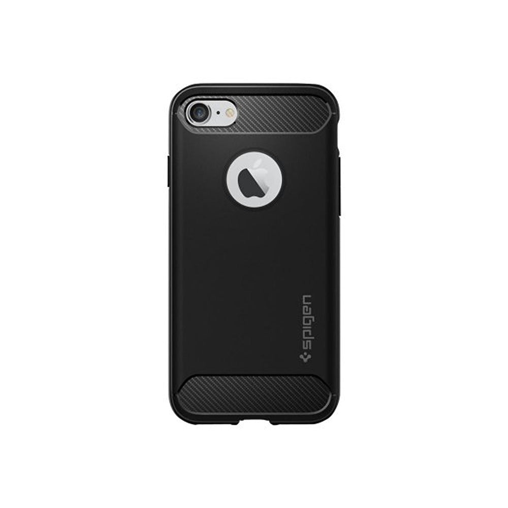 Spigen iPhone 7/8/SE Skal Rugged Armor Matte Black