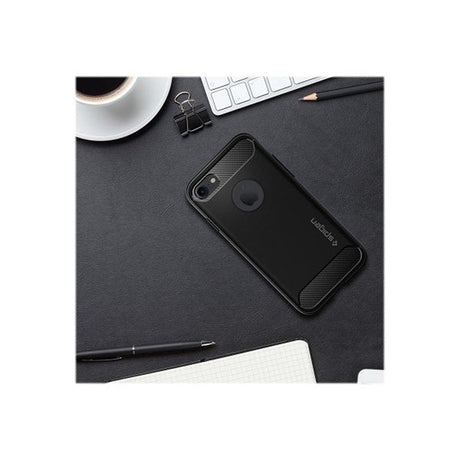 Spigen iPhone 7/8/SE Skal Rugged Armor Matte Black