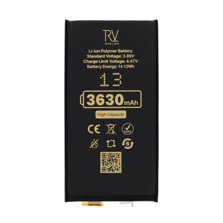 Rvelon Batteri till iPhone 13 3630mAh utan Flexkabel