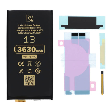 Rvelon Batteri till iPhone 13 3630mAh utan Flexkabel