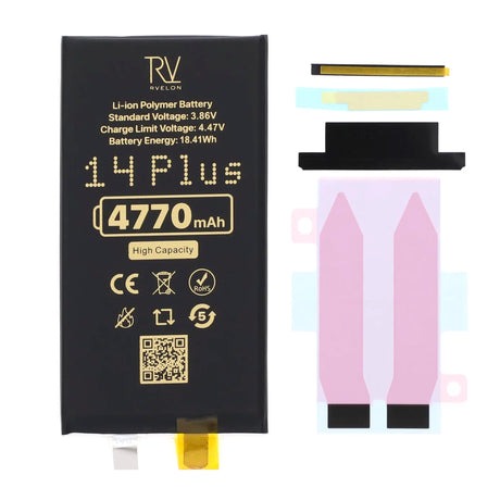 Rvelon Batteri till iPhone 14 Plus 4770mAh utan Flexkabel