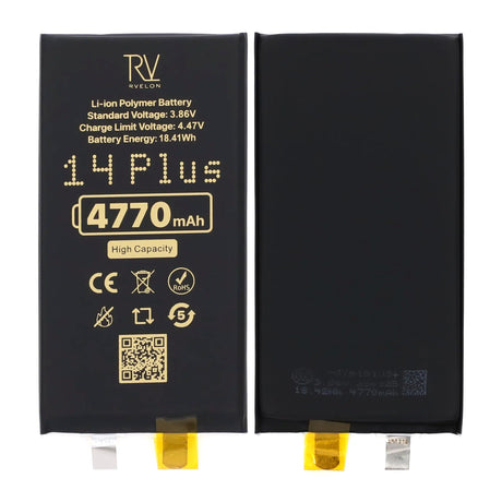 Rvelon Batteri till iPhone 14 Plus 4770mAh utan Flexkabel