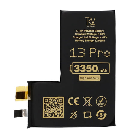Rvelon Batteri till iPhone 13 Pro 3350mAh utan Flexkabel