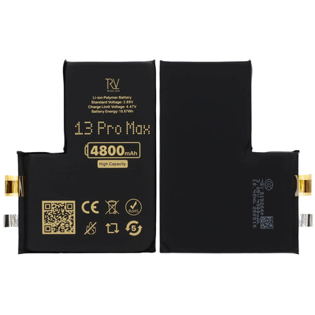 Rvelon Batteri till iPhone 13 Pro Max 4800mAh utan Flexkabel