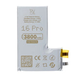 Rvelon Batteri till iPhone 16 Pro 3800mAh utan Flexkabel