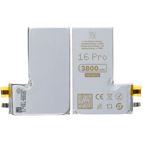 Rvelon Batteri till iPhone 16 Pro 3800mAh utan Flexkabel