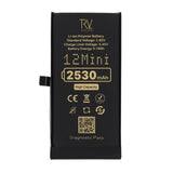 Rvelon Batteri för iPhone 12 Mini - 2530 mAh Högkapacitet