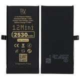 Rvelon Batteri för iPhone 12 Mini - 2530 mAh Högkapacitet