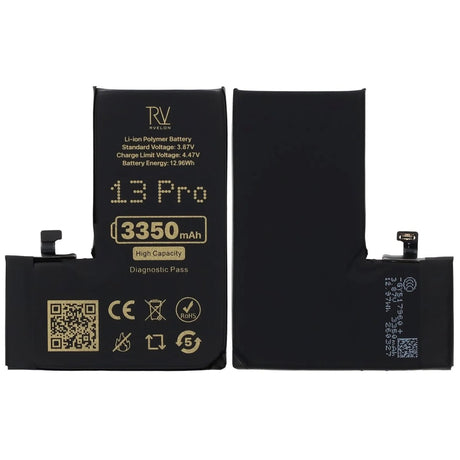 Rvelon Batteri för iPhone 13 Pro - 3350 mAh Högkapacitet