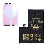 Rvelon Batteri för iPhone 14 Pro Max - 4323 mAh Originalkapacitet