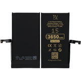 Rvelon Batteri för iPhone 15 - 3650 mAh Högkapacitet
