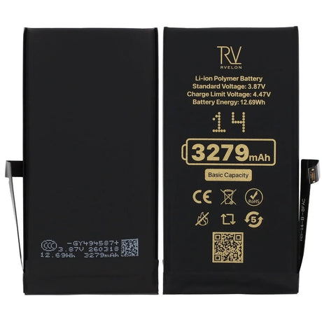 Rvelon Premium Batteri för iPhone 14 - 3279mAh