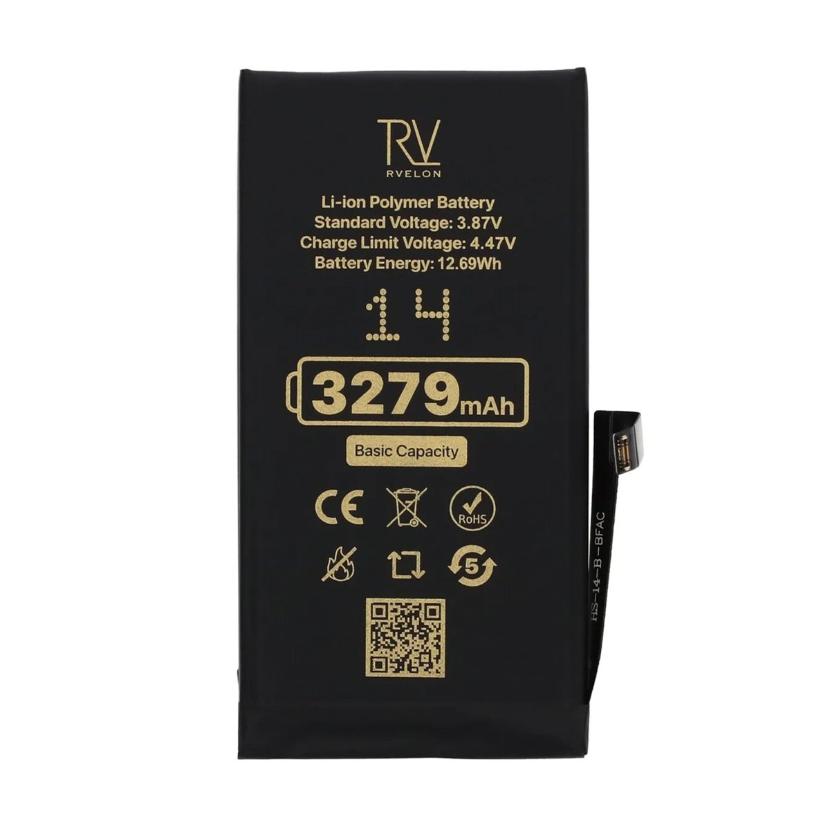 Rvelon Premium Batteri för iPhone 14 - 3279mAh