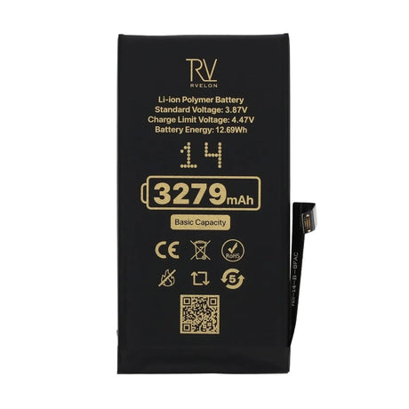 Rvelon Premium Batteri för iPhone 14 - 3279mAh