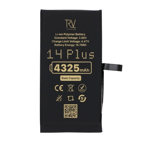 Rvelon Premium Batteri för iPhone 14 Plus - 4325mAh