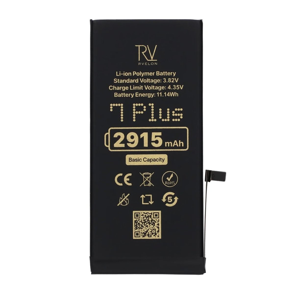Rvelon Premium Batteri för iPhone 7 Plus - 2915mAh
