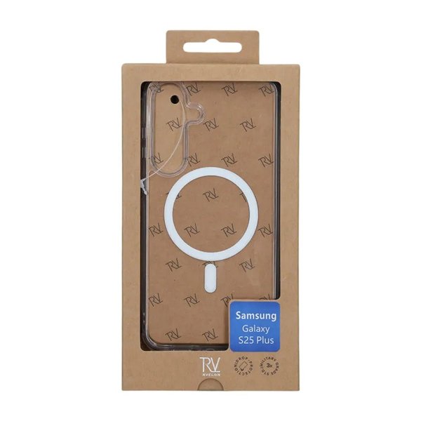 Rvelon Samsung Galaxy S25 Plus Skal TPU MagSafe Transparent