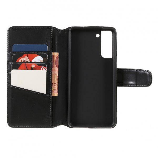 Nordic Covers Samsung Galaxy S22 Fodral Essential Leather Raven Black