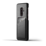 Mujjo Samsung Galaxy S9 Plus Skal Full Leather Wallet Case Svart