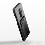 Mujjo Samsung Galaxy S9 Plus Skal Full Leather Wallet Case Svart