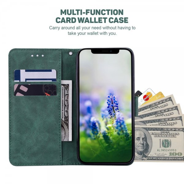 Samsung Galaxy A03 Fodral Mönstrat Grön
