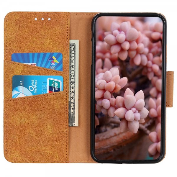 Samsung Galaxy A03 Fodral Vintage Ljusbrun