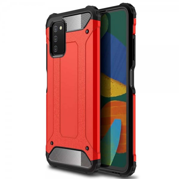 Samsung Galaxy A03s Skal Armor Röd