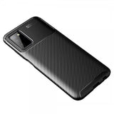 Samsung Galaxy A03s Skal Kolfibertextur Svart