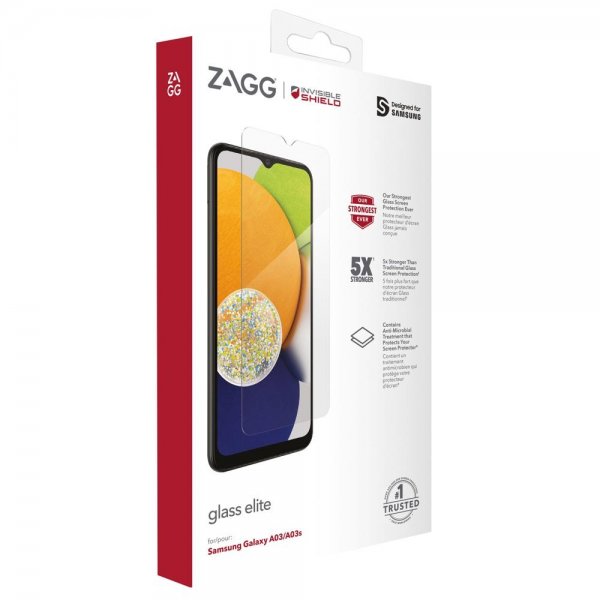ZAGG InvisibleShield Samsung Galaxy A03/A03s Skärmskydd Glass Elite
