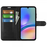 Samsung Galaxy A05s Fodral Litchi Svart