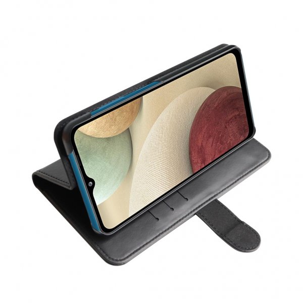 Krusell Samsung Galaxy A12 Fodral PhoneWallet Svart