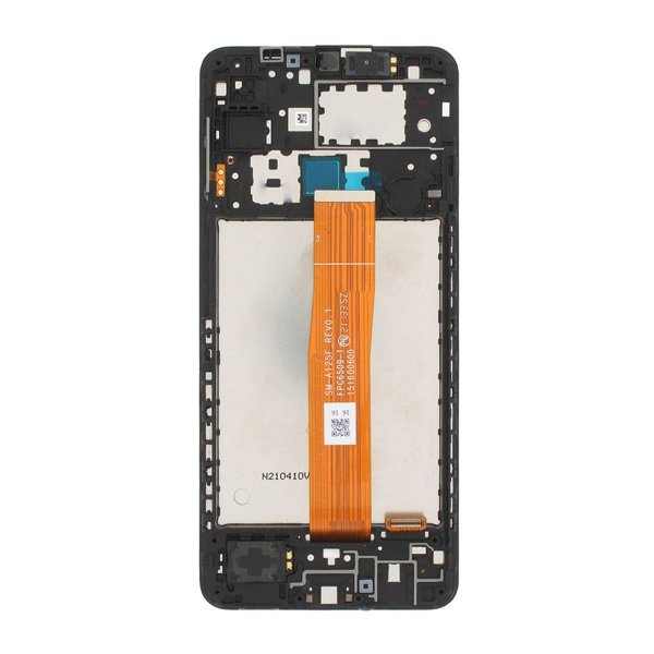 Samsung Galaxy A12 Skärm med LCD Display Original - Svart