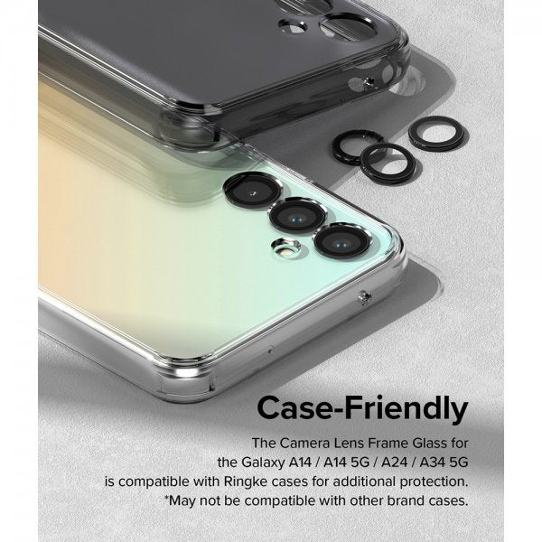 Ringke Samsung Galaxy A14/Galaxy A34 5G Kameraskydd Camera Lens Frame Svart