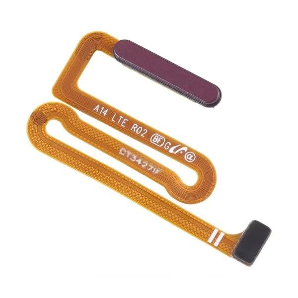 Samsung Galaxy A14 Fingeravtrycksläsare Flexkabel - Svart