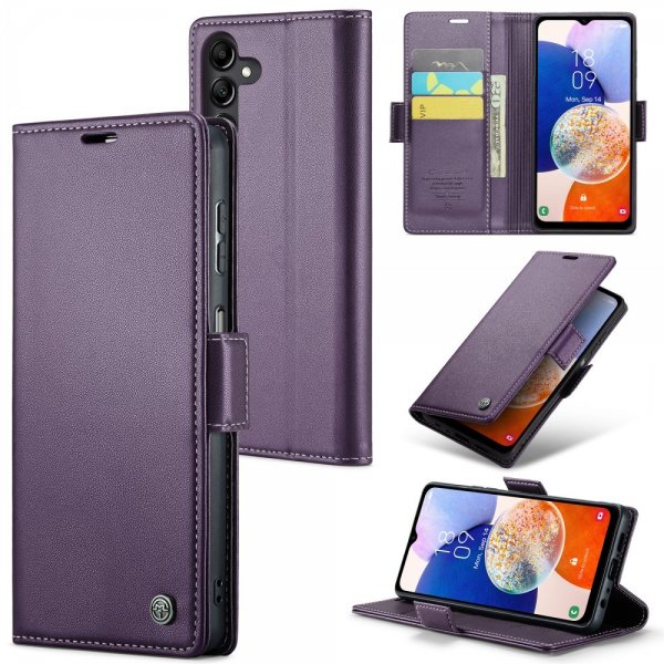 CaseMe Samsung Galaxy A14 Fodral 023 Series Lila