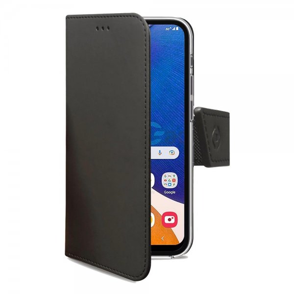 Celly Samsung Galaxy A14 Fodral Wally Wallet Case Svart