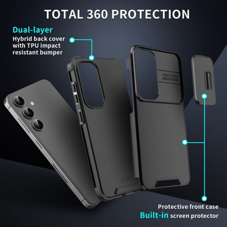 Samsung Galaxy A14 Skal Camera Slide Svart