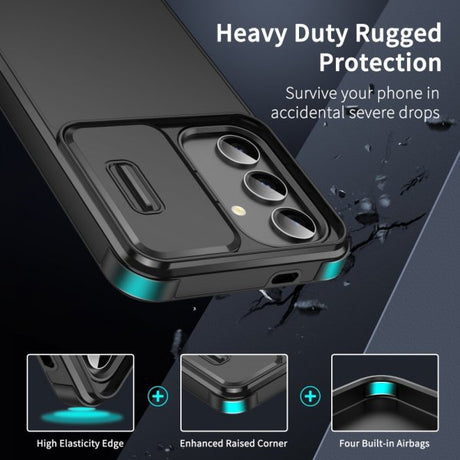 Samsung Galaxy A14 Skal Camera Slide Svart