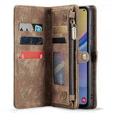 CaseMe Samsung Galaxy A15 Fodral 008 Series Löstagbart Skal Brun