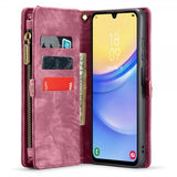 CaseMe Samsung Galaxy A15 Fodral 008 Series Löstagbart Skal Röd