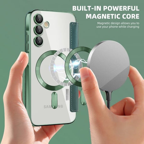 Samsung Galaxy A15 Fodral MagSafe Grön