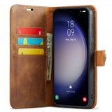Dg.Ming Samsung Galaxy A15 Fodral med Löstagbart Skal Brun