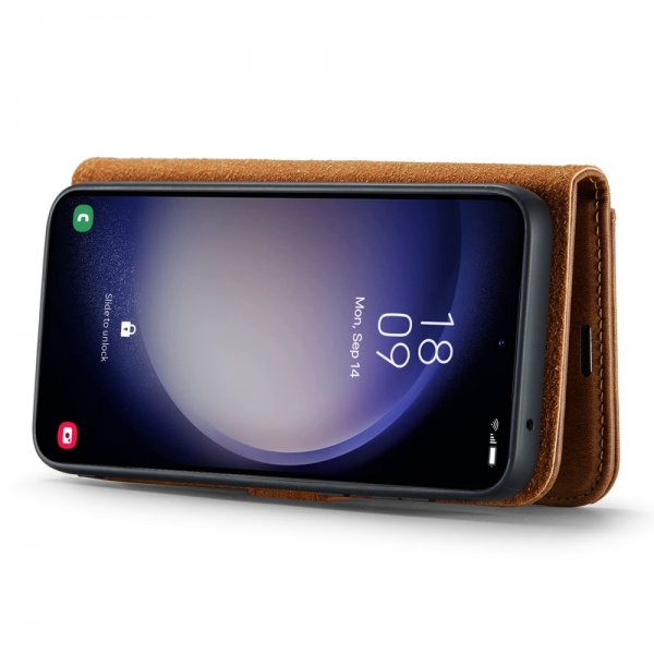 Dg.Ming Samsung Galaxy A15 Fodral med Löstagbart Skal Brun