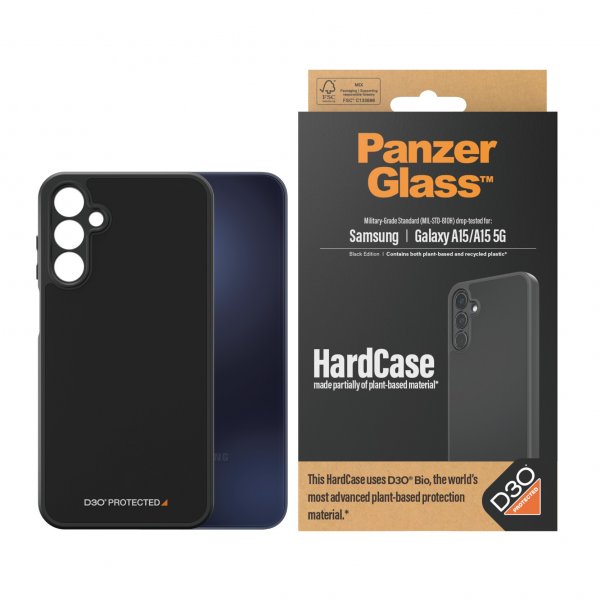 PanzerGlass Samsung Galaxy A15 Skal HardCase D3O Svart