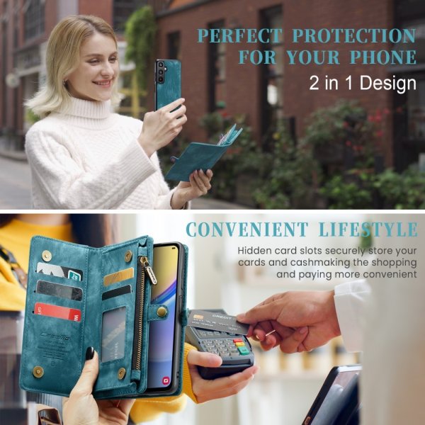 CaseMe Samsung Galaxy A16 Fodral 008 Series Löstagbart Skal Blå